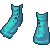 Gentleman Socks Turquoise M